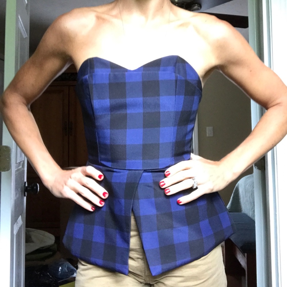 Finders Keepers bodice strapless top